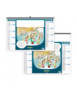 CALENDRIER ILLUSTRÉ 6...