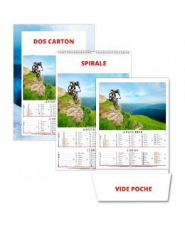 CALENDRIER BLOC ILLUSTRÉ 6...