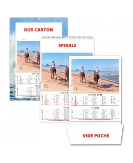 CALENDRIER BLOC ILLUSTRÉ 6...