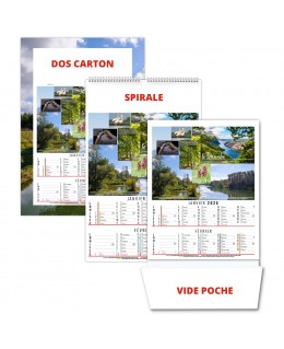 CALENDRIER BLOC ILLUSTRÉ 6...