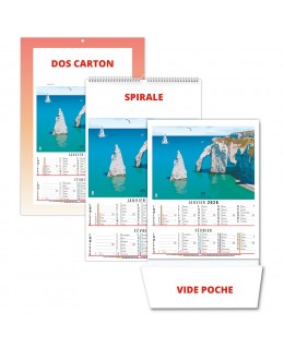 CALENDRIER BLOC ILLUSTRÉ 6...