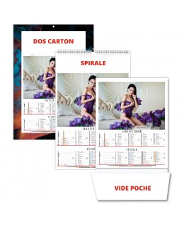 CALENDRIER BLOC ILLUSTRÉ 6...